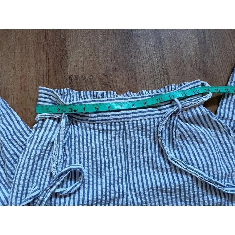 Forever 21 pants with paper bag‎ waist & belt sz M